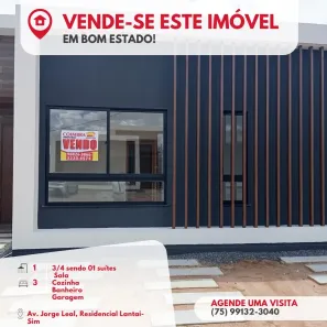 Casa de Condomínio com 3 Quartos à venda, 231m² no Registro, Feira de Santana