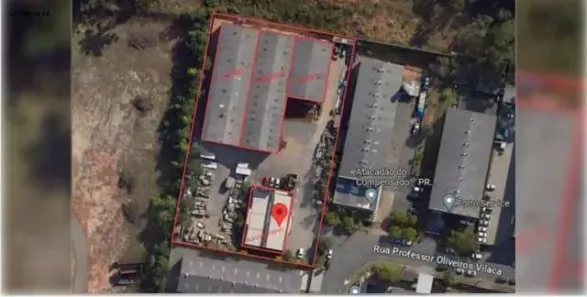 Galpão/Depósito/Armazém com 4 Quartos à venda, 2376m² no Cidade Industrial, Curitiba