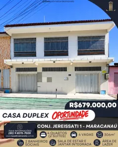 Casa com 4 Quartos à venda, 306m² no Jereissati, Maracanaú