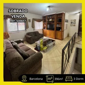 Sobrado com 3 Quartos à venda, 396m² no Barcelona, São Caetano do Sul