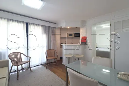 Flat com 1 Quarto para alugar, 39m² no Higienópolis, São Paulo