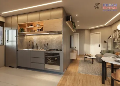 Apartamento com 2 Quartos à venda, 51m² no Centro, Curitiba