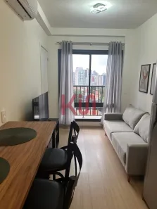 Apartamento com 1 Quarto para venda ou aluguel, 29m² no Mirandópolis, São Paulo