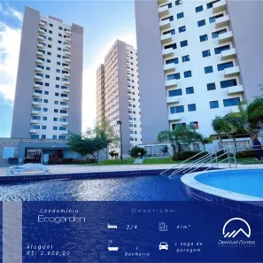 Apartamento com 2 Quartos para alugar, 54m² no Ponta Negra, Natal
