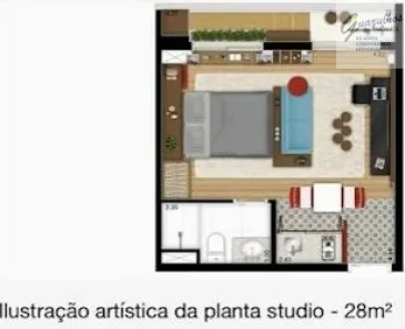 Apartamento com 1 Quarto à venda, 28m² no Aclimação, São Paulo