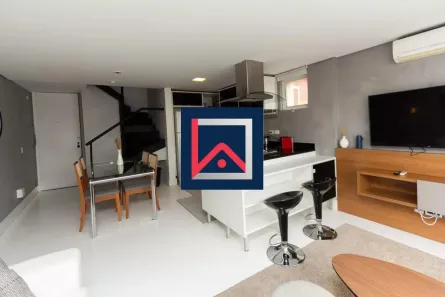 Apartamento com 1 Quarto para alugar, 65m² no Vila Nova Conceição, São Paulo