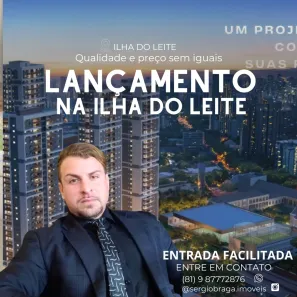 Apartamento com 2 Quartos à venda, 51m² no Ilha do Leite, Recife