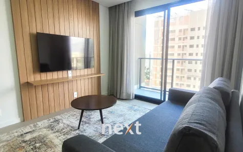 Apartamento com 1 Quarto para alugar, 51m² no Cambuí, Campinas