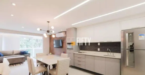 Apartamento com 1 Quarto para venda ou aluguel, 54m² no Brooklin Paulista, São Paulo