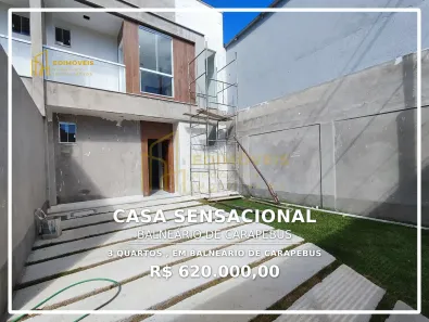 Casa com 3 Quartos à venda, 99m² no Balneário de Carapebus, Serra