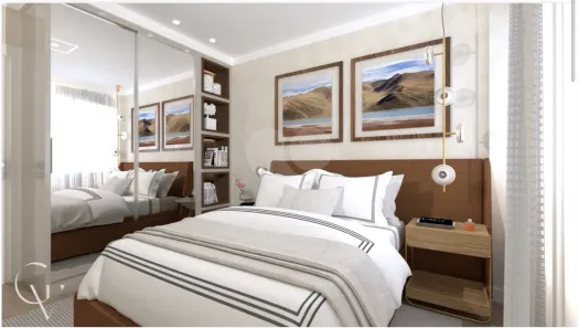 Apartamento com 1 Quarto à venda, 44m² no Aparecida, Santos