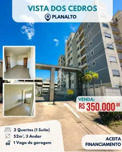 Apartamento com 2 Quartos à venda, 52m² no Planalto, Manaus