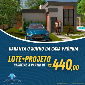 Lote/Terreno à venda, 225m² no Praia Linda, São Pedro da Aldeia