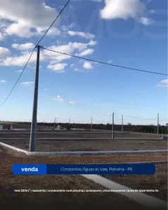 Lote/Terreno à venda, 200m² no , Petrolina