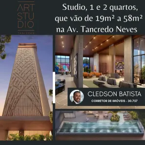 Apartamento com 1 Quarto à venda, 22m² no Caminho das Árvores, Salvador