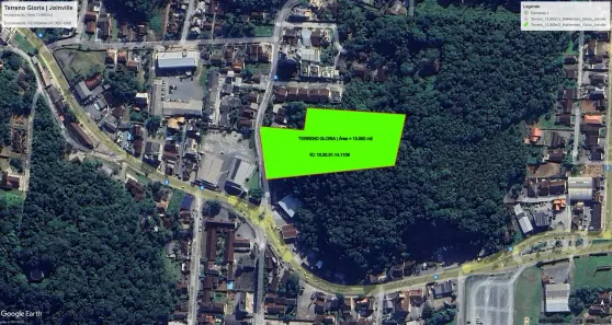 Lote/Terreno à venda, 13950m² no Glória, Joinville