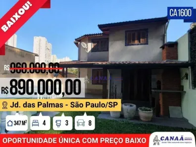 Casa com 4 Quartos à venda, 347m² no Jardim das Palmas, São Paulo