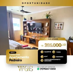 Apartamento com 2 Quartos à venda, 60m² no Pedreira, São Paulo