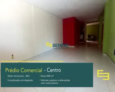 Prédio Comercial para alugar, 400m² no Centro, Belo Horizonte