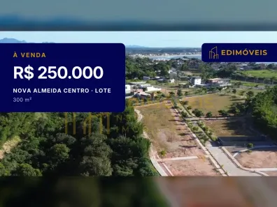 Lote/Terreno à venda, 300m² no Nova Almeida Centro, Serra