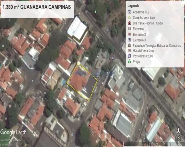 Lote/Terreno à venda, 1380m² no Jardim Guanabara, Campinas