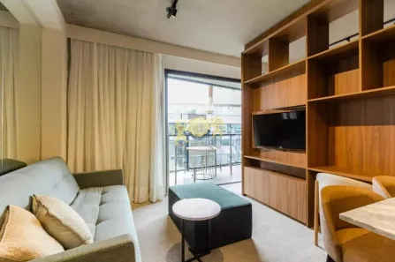 Flat com 1 Quarto para alugar, 43m² no Vila Olímpia, São Paulo