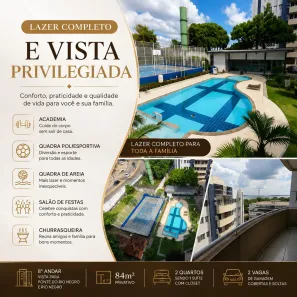 Apartamento com 2 Quartos à venda, 84m² no Santo Antônio, Manaus