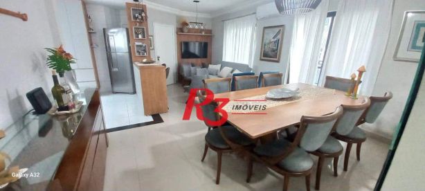 Apartamento com 3 Quartos à venda, 100m² no Gonzaga, Santos
