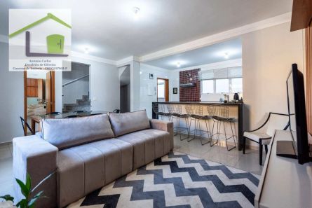 Casa de Condomínio com 3 Quartos à venda, 136m² no Gonzaga, Santos