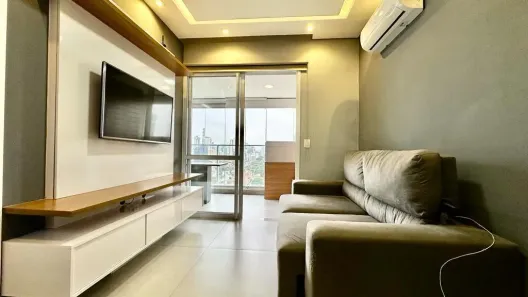 Apartamento com 1 Quarto para alugar, 42m² no Cidade Monções, São Paulo