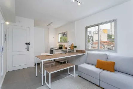 Apartamento com 1 Quarto para alugar, 32m² no Consolação, São Paulo