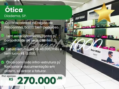 Ponto Comercial à venda, 100m² no Centro, Diadema