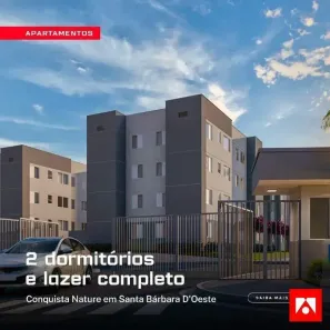 Apartamento com 2 Quartos à venda, 42m² no Jardim Vista Alegre, Santa Bárbara D'Oeste