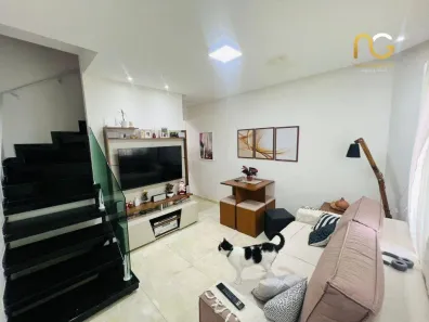 Casa de Condomínio com 2 Quartos à venda, 57m² no Caiçara, Praia Grande