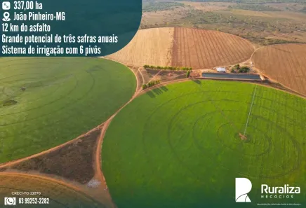 Fazenda/Sítio à venda, 337m² no , João Pinheiro