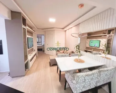 Apartamento com 2 Quartos à venda, 57m² no Pedra Branca, Palhoça