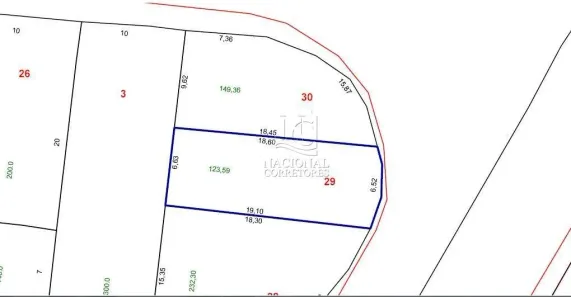 Lote/Terreno à venda, 356m² no Parque das Nações, Santo André