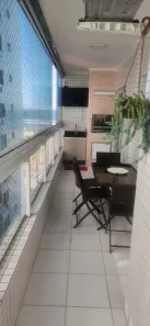 Apartamento com 2 Quartos para alugar, 83m² no Guilhermina, Praia Grande