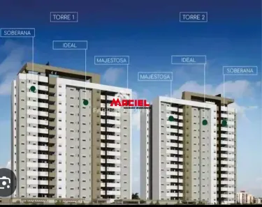 Apartamento com 2 Quartos para alugar, 75m² no Conjunto Residencial Trinta e Um de Março, São José dos Campos