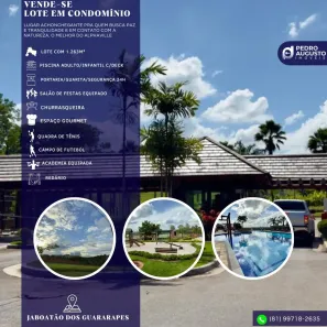 Lote/Terreno à venda, 1263m² no Manassu, Jaboatão dos Guararapes