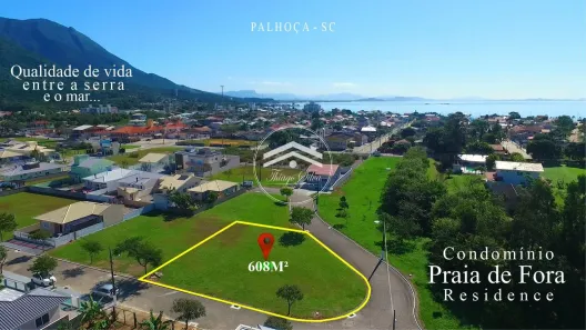 Lote/Terreno à venda, 608m² no Praia de Fora, Palhoça