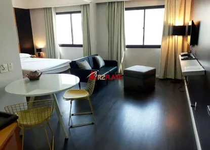 Flat com 1 Quarto para alugar, 33m² no Moema, São Paulo