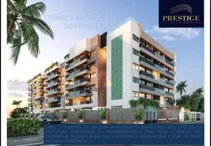 Apartamento com 2 Quartos à venda, 63m² no Praia do Francês, Marechal Deodoro