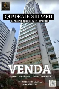 Apartamento com 3 Quartos à venda, 166m² no Umarizal, Belém