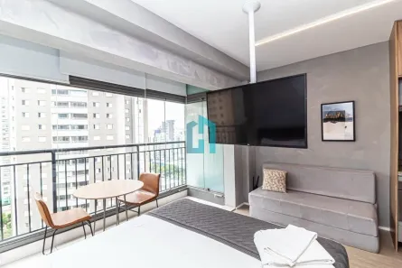 Apartamento com 1 Quarto à venda, 25m² no Indianópolis, São Paulo