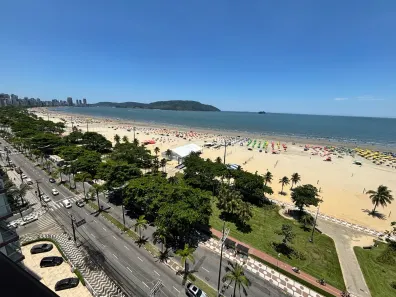 Apartamento com 3 Quartos para alugar, 165m² no Gonzaga, Santos