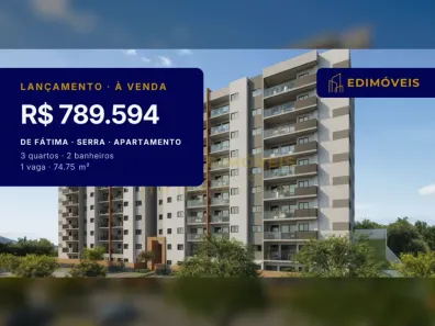 Apartamento com 3 Quartos à venda, 74m² no de Fátima, Serra