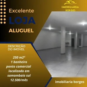 Ponto Comercial para alugar, 250m² no Samambaia Sul, Brasília
