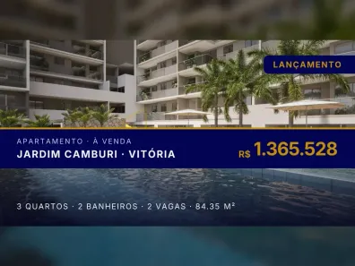 Apartamento com 3 Quartos à venda, 84m² no Jardim Camburi, Vitória