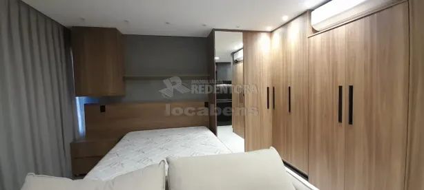 Apartamento com 1 Quarto para alugar, 36m² no Jardim Paulistano, São José do Rio Preto